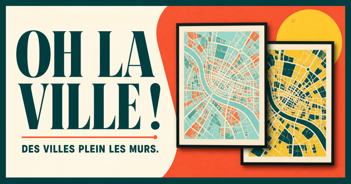 Aperçu de la boutique d’affiches Oh la ville